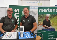 Rik Lenssen en Richard Claassen van Mertens zijn dealer van de Itracare waterkwaliteit meters en schoonmaak producten.